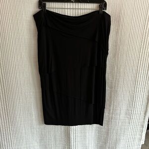 Stretchy Layered 3/4 Skirt